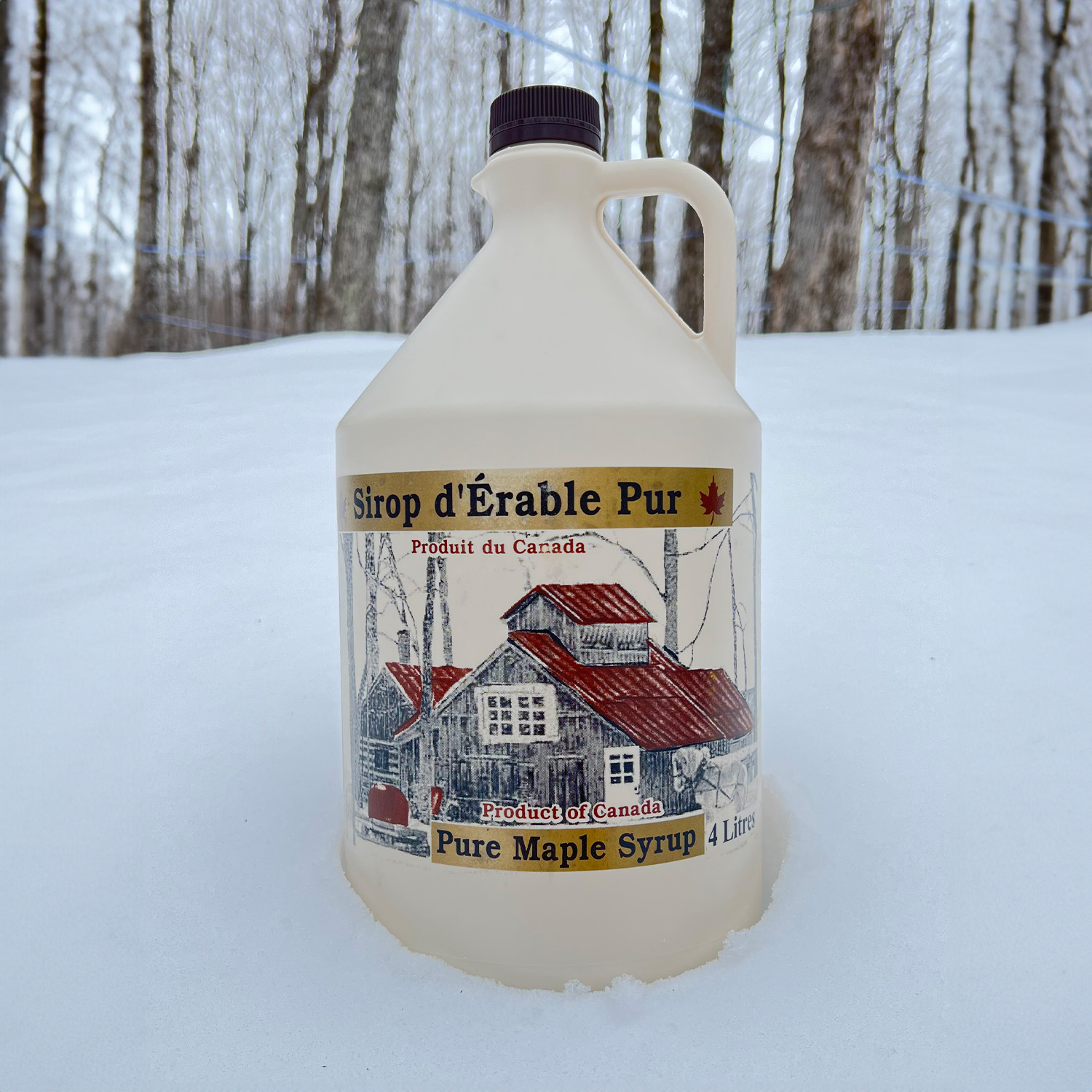 Organic maple syrup — 4 liters